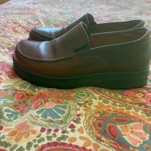 Birkenstock Brown Slip-On Loafers